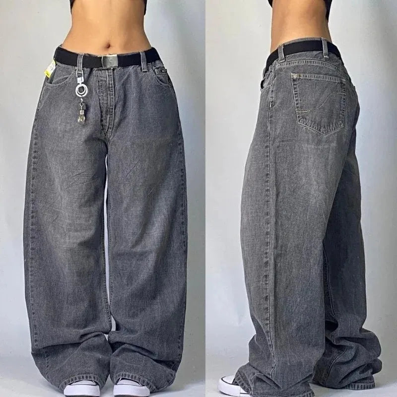 Washed Baggy Jeans